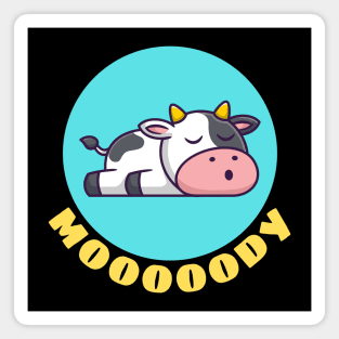 Moody Cow | Cow Pun Magnet